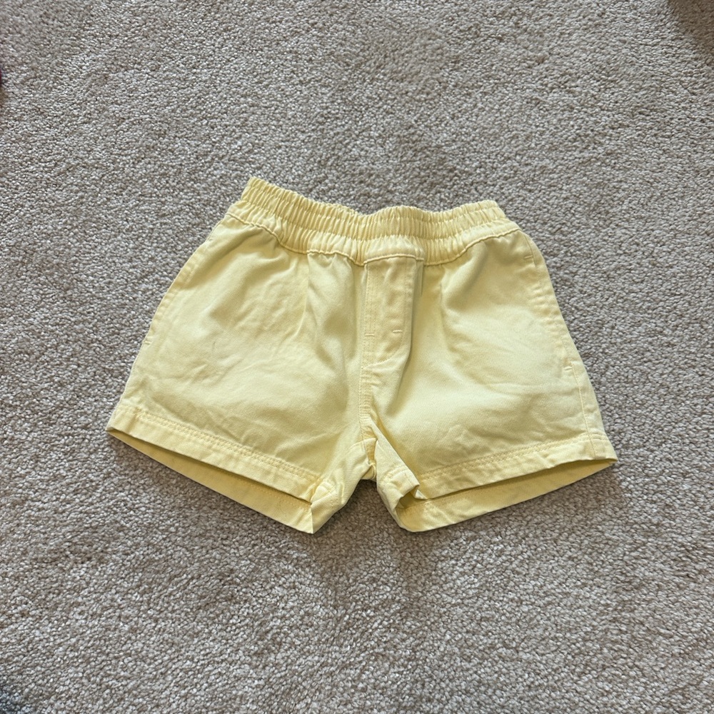 The Beaufort Bonnet Company Light Yellow Kids Shorts